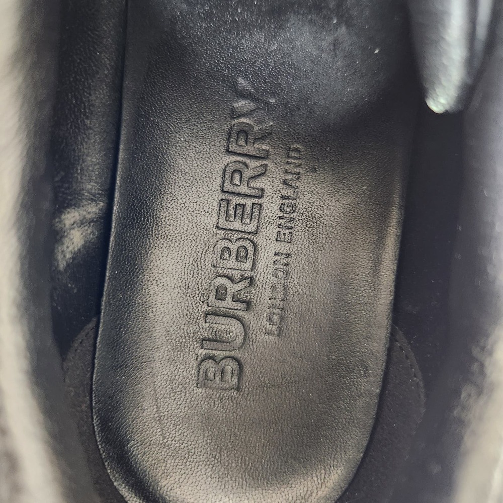 Burberry Union Jack Slip On Sneaker Patent‎ Leather Black Womens IT 36 US 6 - Picture 10 of 12
